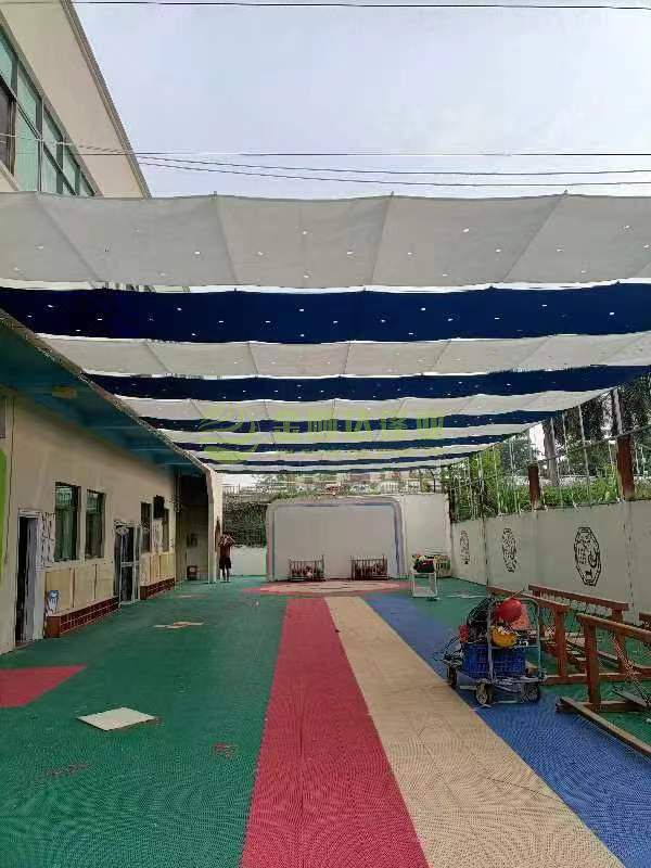 深圳公明某幼兒園遮陽棚